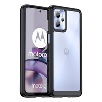 Huse pentru Motorola Moto G13 / G23, Fusion Hybrid, transparent / negru