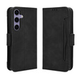 Cu clapetă pentru Samsung Galaxy S25 FE, Card Slot, negru