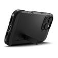 Carcasa Spigen pentru iPhone 16 Pro, Tough Armor Mag MagSafe, negru + 9H Tempered Glass