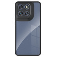 Carcasă pentru Xiaomi Redmi 15 5G / 4G, cu protecție pentru cameră, transparentă cu laturi negre
