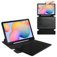 Husă pentru tastatură pentru Samsung Galaxy Tab S6 Lite 2024 / 2022 / 2020, Rotary 360° Leather, negru