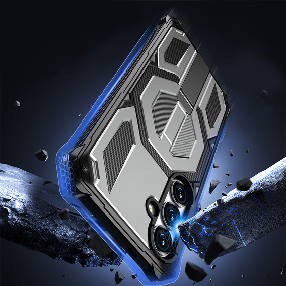 Husă de protecție compatibilă cu MagSafe, cu suport pentru Samsung Galaxy S25 FE