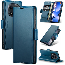 Husă flip lucioasă ERBORD Litchi pentru Xiaomi Redmi Note 15 5G