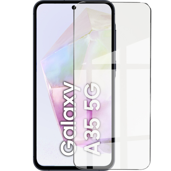Husă pentru Samsung Galaxy A35 5G, Electro MagSafe, verde + Sticlă pentru ecran