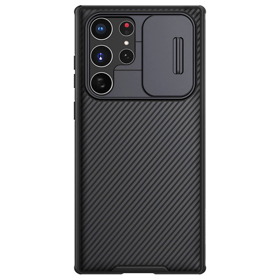 Carcasă blindată Nillkin pentru Samsung Galaxy S23 Ultra, CamShield Pro, negru