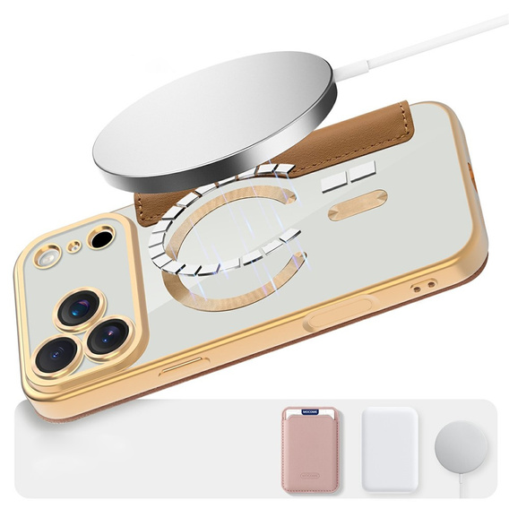 Carcasă RFID Wallet MagSafe flip cu protecție pentru camera foto pentru iPhone 17 Pro Max