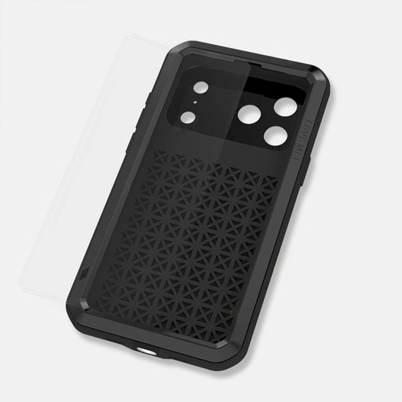 Carcasă blindată cu sticlă temperată pentru iPhone 17 Pro Max