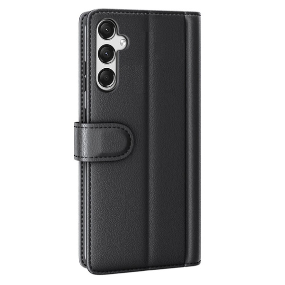 Husa cu clapetă pentru Samsung Galaxy A25 5G, Split Leather, negru