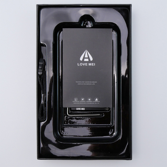 Love Mei Huse pentru iPhone 12, armored with glass, verde