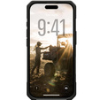 Urban Armor Gear Huse pentru iPhone 15 Plus, Monarch Pro Kevlar MagSafe, negru