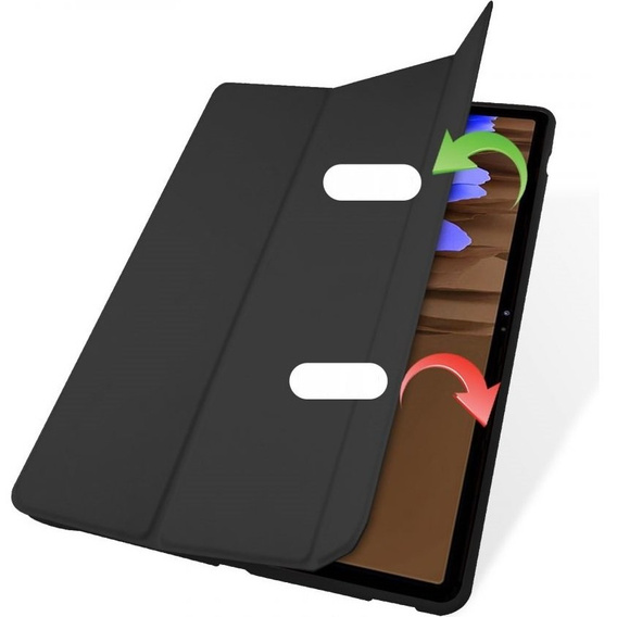 Husă pentru Samsung Galaxy Tab S7 FE 5G 12.4 T730 / T736B, Smartcase cu spațiu pentru stylus, albastru