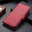 Cu clapetă pentru Motorola Moto E13, Wallet, roșu