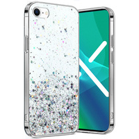 Huse pentru iPhone 7/8/SE 2020/SE 2022, Glittery, transparentă