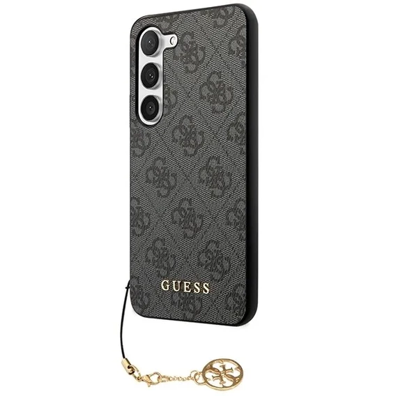 GUESS Huse pentru Samsung Galaxy S24+ Plus, 4G Charms Collection Hardcase, gri