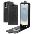 Cu clapetă pentru Samsung Galaxy S25 Edge, Flip, negru