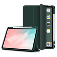 Husă pentru iPad Air 4 2020 / Air 5 2022 10.9", Smartcase cu spațiu pentru stylus, verde