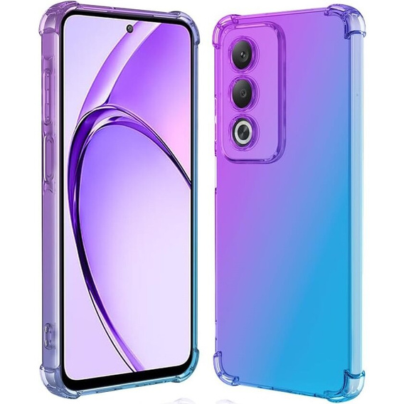 Husa pentru Oppo A80, Gradient Dropproof, Violet / albastru