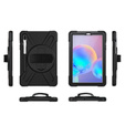Husa blindată pentru Samsung Galaxy Tab S6 T860/T865, carcasă de protecție 360 cu slot pentru stylus, negru