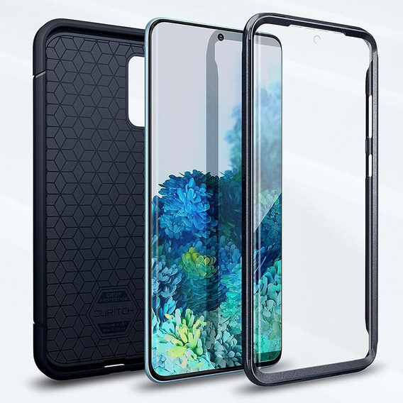 Huse pentru Samsung Galaxy S20+ Plus, Suritch Basic (Two Frames), albastru