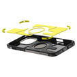 Carcasa Spigen pentru iPhone 16 Pro Max, Tough Armor Mag MagSafe, gri + 9H Tempered Glass