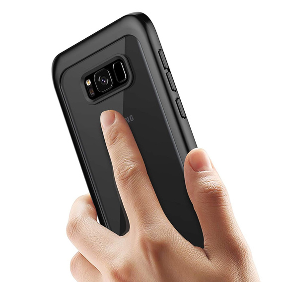 Carcasă pentru Samsung Galaxy S8+ Plus, Shockproof, cu folie, albastru