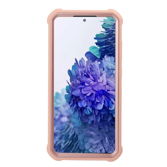 Husă blindată pentru Samsung Galaxy S20 FE, Dexnor Full Body, roz rose gold