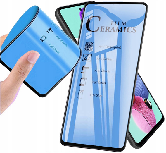 Husă pentru Samsung Galaxy S21, Electro heart, violet + Sticlă ceramică Full Glue