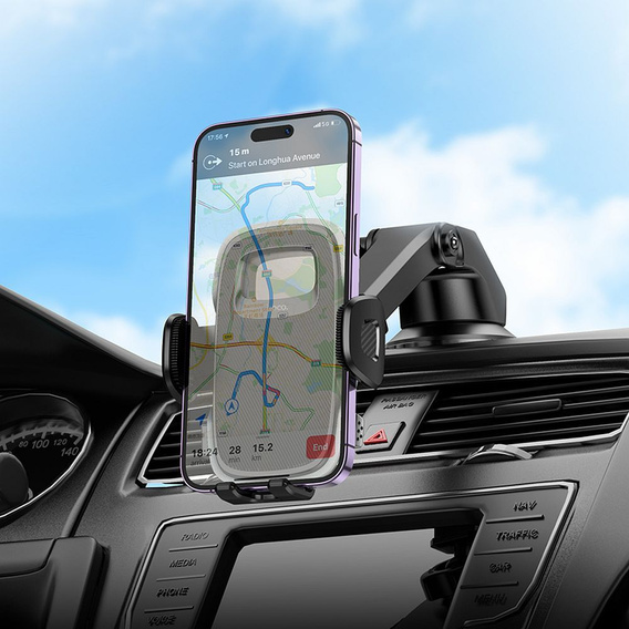 Suport auto Hoco H15 cu ventuză