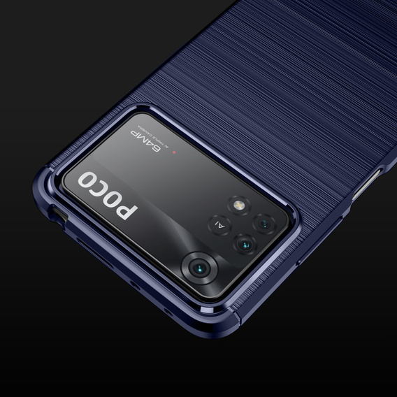 Huse pentru Xiaomi Poco X4 Pro 5G, Carbon, albastru