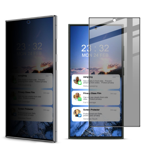 IMAK Privacy Tempered Glass pentru Samsung Galaxy S24 Ultra