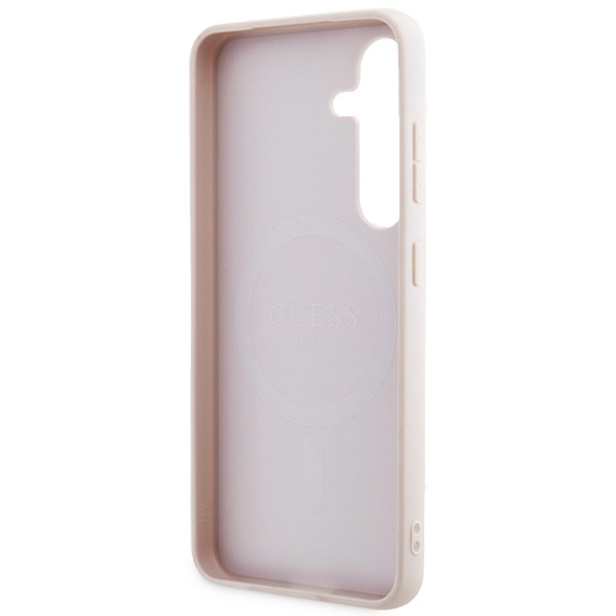 Husă Guess HC MagSafe PU 4G Ring Classic Logo pentru Samsung Galaxy S24