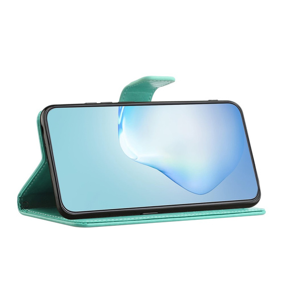 Cu clapetă pentru Motorola Moto G53 / G23 / G13, tree, verde