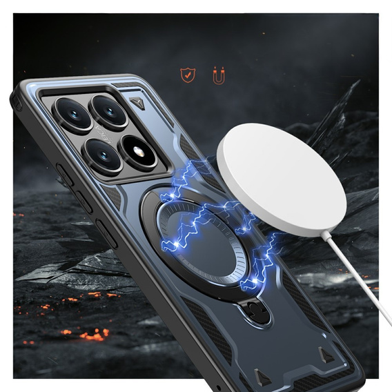 Carcasă pentru Xiaomi 14T, Military MagSafe, albastru