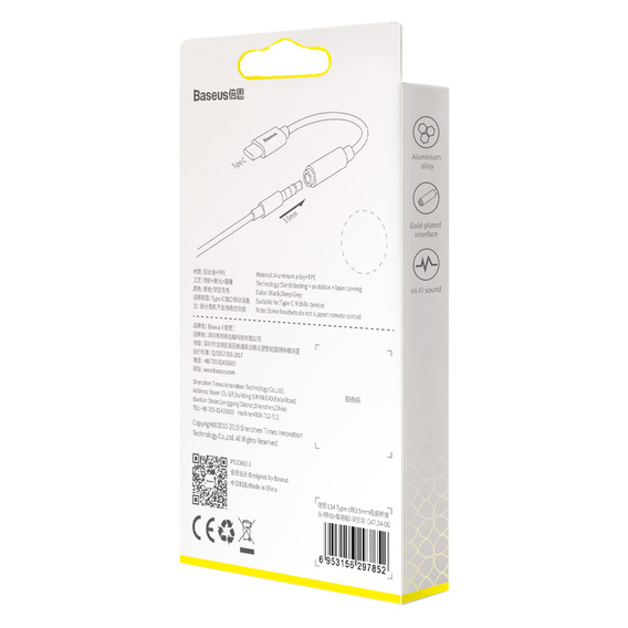 Adaptor Baseus L54 USB-C la mufă jack de 3,5 mm