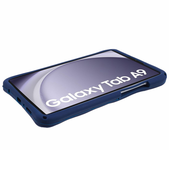 Husă din silicon pentru copii pentru Samsung Galaxy Tab A11 / A9 T220 X110 / X117, Armoured, Astronaut, albastru marin