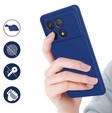 Husa pentru Xiaomi Poco F6 Pro, Silicone Lite, albastru