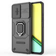 Husă pentru Realme C67 4G, KickStand Camera Lens, negru