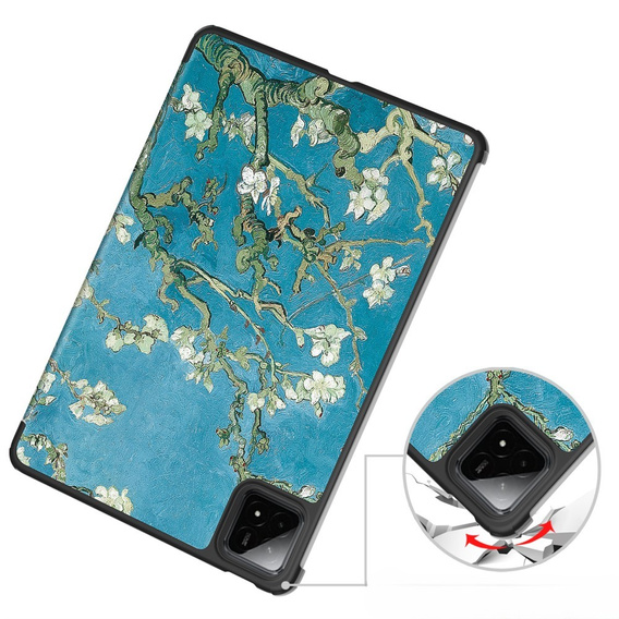 Husă pentru Xiaomi Pad 7 / 7 Pro, Smartcase, Flowers