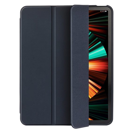 Husă pentru iPad Pro 11 2021/2022, Smartcase cu spațiu pentru stylus, albastru închis