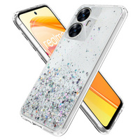 Huse pentru Realme C55, Glittery, transparentă