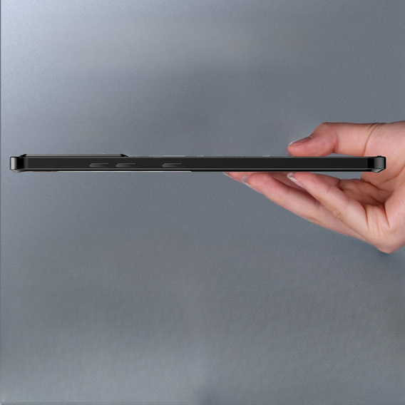 Carcasă de protecție pentru camera foto pentru Samsung Galaxy S21+ Plus, CamShield MagSafe, transparent / negru