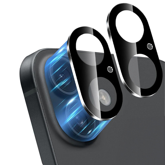 Sticlă temperată pentru camera foto pentru iPhone 16 Pro / 16 Pro Max, transparentă