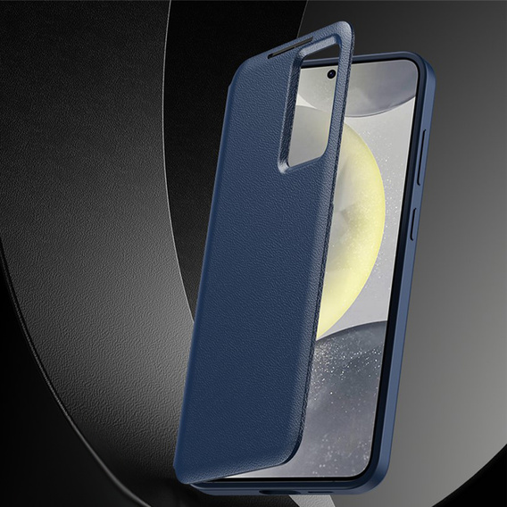 Husă Smart View Wallet pentru Samsung Galaxy S26, albastră