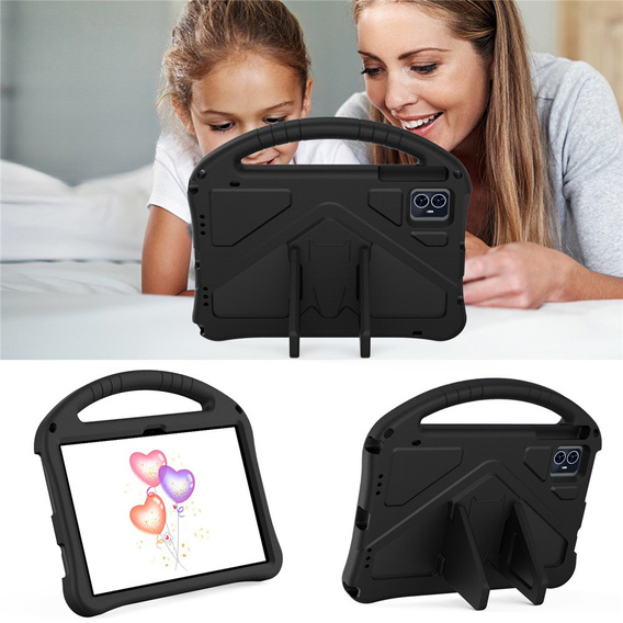 Husă pentru copii pentru T Tablet 2 5G, cu suport și mâner, negru