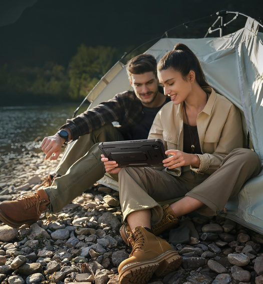 Husă blindată pentru Galaxy Tab A9, Dexnor Full Body, negru