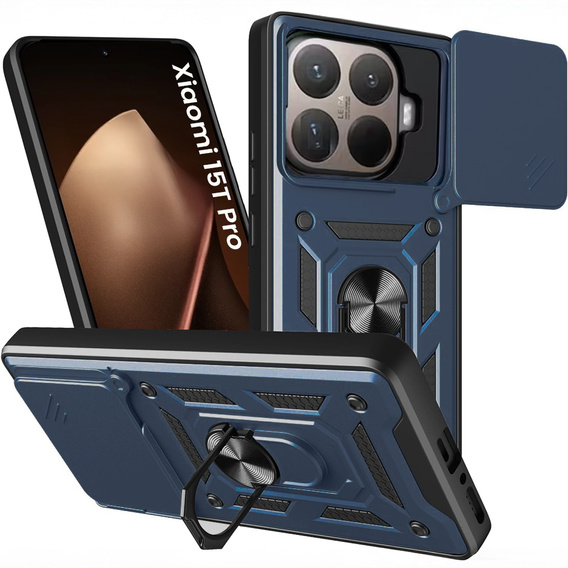 CamShield Slide carcasă blindată cu capac de cameră și inel pentru Xiaomi 15T Pro