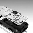 Husă pentru Samsung Galaxy S25 Ultra, KickStand Camera Lens, alb