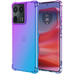 Husa pentru Motorola Edge 50 Ultra, Gradient Dropproof, Violet / albastru