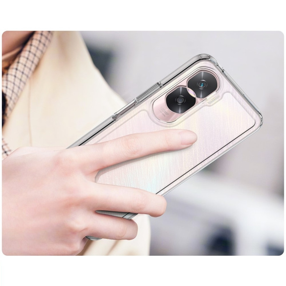 Huse pentru Honor 90 Lite 5G, Fusion Hybrid, transparentă