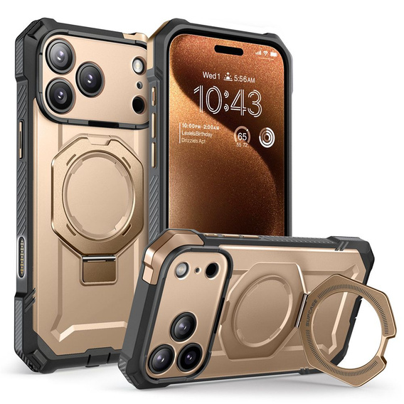 Carcasă Supcase pentru iPhone 17 Pro Max, Unicorn Beetle Grip Mag, Desert Gold